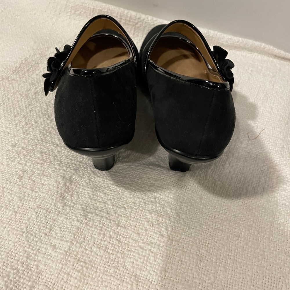Softspots Black Leather Comfort Heels  Experience ultimate comfort Size 7.5 - Picture 7 of 9